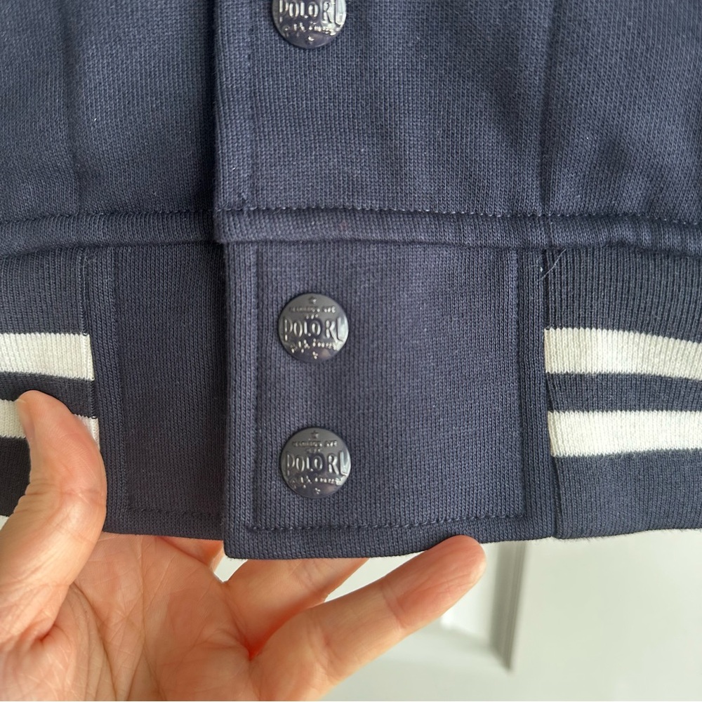 Polo Ralph Lauren Men’s Navy and White Varsity Letterman Jacket NWT - Picture 6 of 8